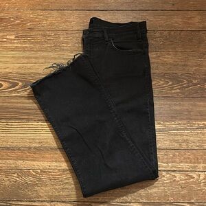 Mother Hustler Ankle Fray Denim